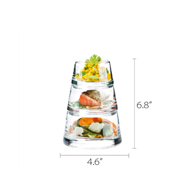 Glass Stacking Bowls - ApolloBox