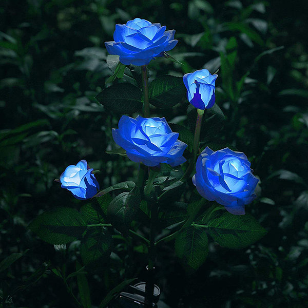 blue rose tree lamp