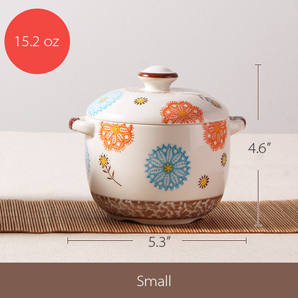 Floral Casserole Dish - Ceramic - 3 Styles Aailable from Apollo Box