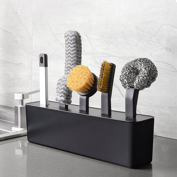 Modern Toilet Cleaning Brush Set - ApolloBox