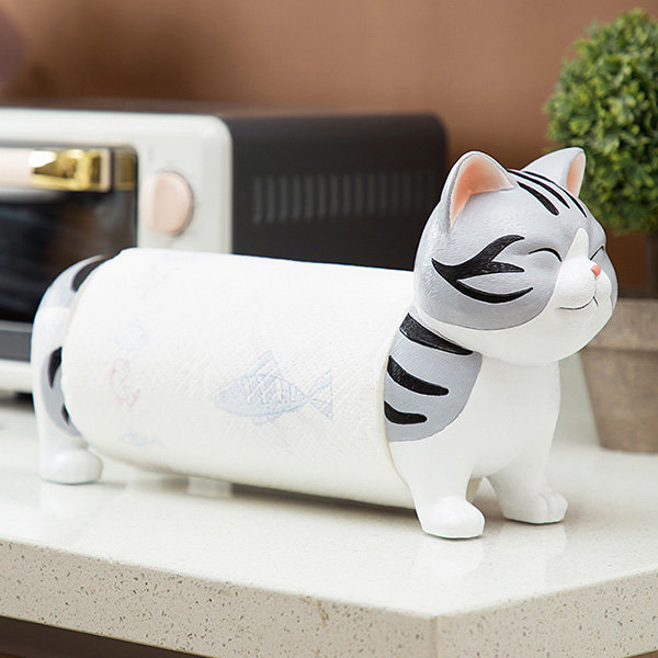 Cute Cat Paper Towel Holder from Apollo Box