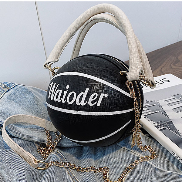 Amazon.com: SUKUTU Basketball Shaped Crossbody Bag Purse Women Messenger Tote  Handbag Mini PU Round Shoulder Bag for Girls : Everything Else