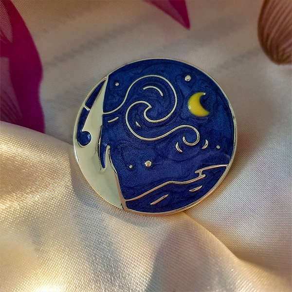 Van Gogh Inspired Brooch - ApolloBox