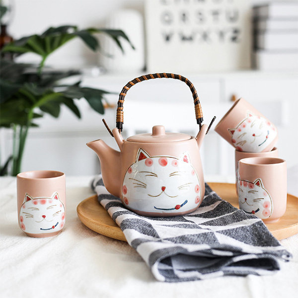 Cat Tea Cups or Tea Pot - ApolloBox