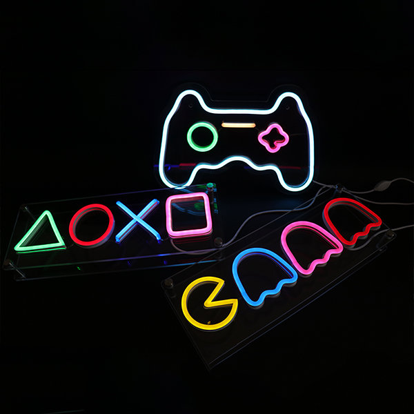 Video Game Neon Wire Light