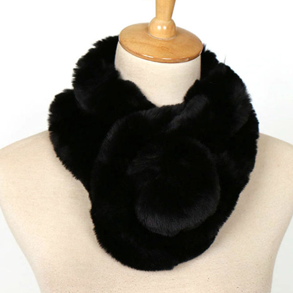 ApolloBox Faux Rabbit Fur Scarf