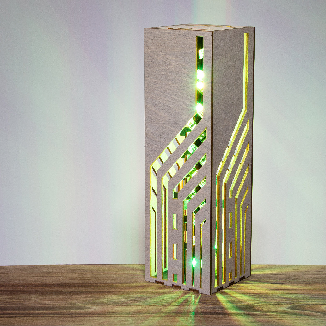 Inclined Lines Futuristic Modern Contemporary Lamp - ApolloBox
