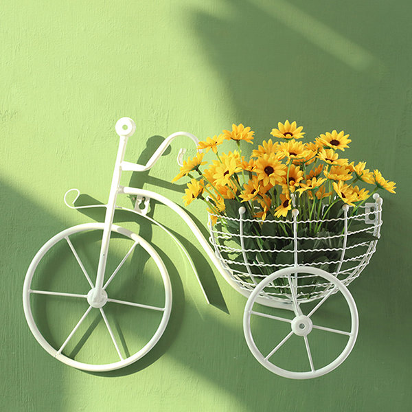 Bicycle Wall Mounted Flower Basket