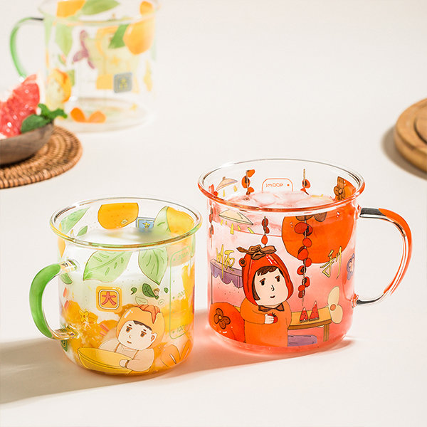Cute Farm Themed Glass Mug - ApolloBox