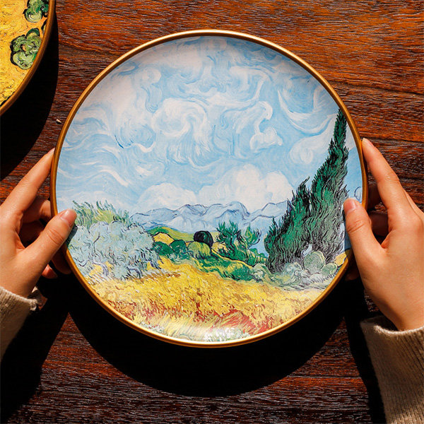 Van Gogh Painting Plate from Apollo Box