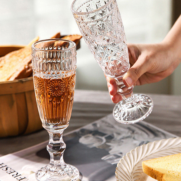 Textured Champagne Glass from Apollo Box