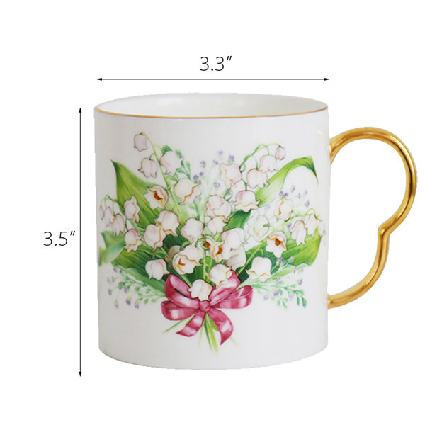 Lily Of The Valley Tea Set - Bone China - 8 Patterns from Apollo Box