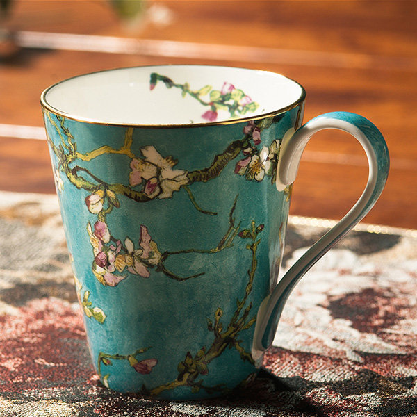 van gogh almond blossom mug