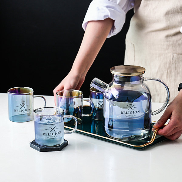 Millie Glass Tea Set  Glass tea set, Tea pots, Tea set