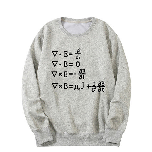 Gray Maxwell Equation Crewneck