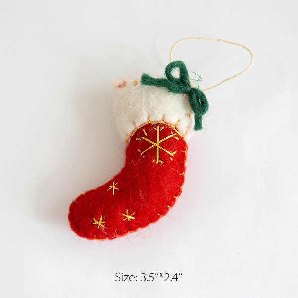 Cute Felted Christmas Ornaments - ApolloBox