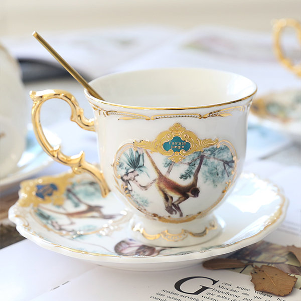 Animal Tea Cup And Saucer Apollobox