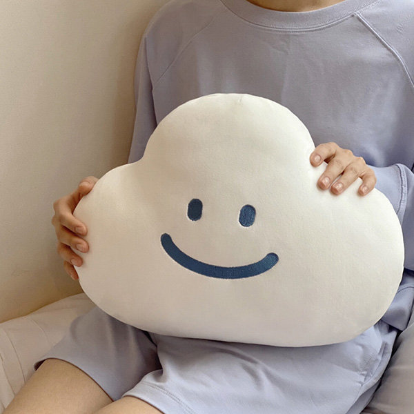 Smiling Cloud Throw Pillow - ApolloBox