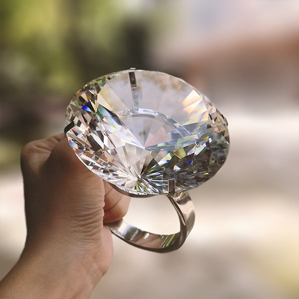 2.38 Carats Lab Grown Oval Cut with Pear Shape Side Stones Diamond Eng –  Benz & Co Diamonds