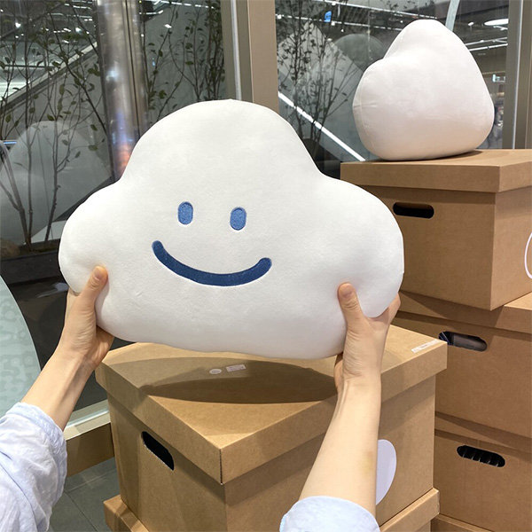 Kawaii Smiling Cloud Plush