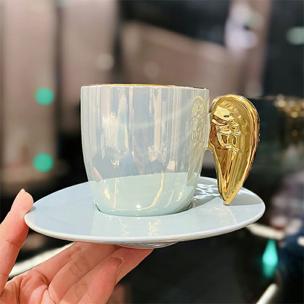Vintage Inspired Glass Teacup from Apollo Box