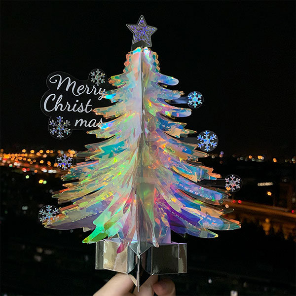 Christmas Tree Inspired Greeting Card