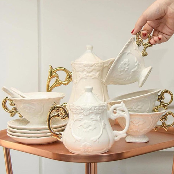 SELETTI Ceramic Coffee Set image