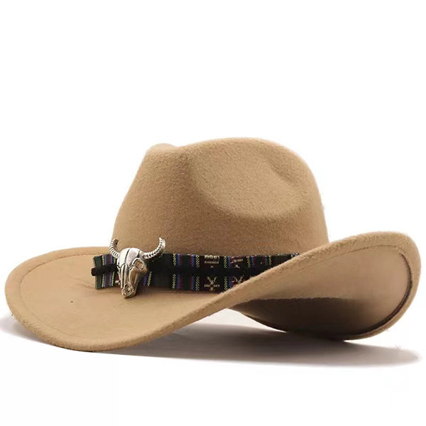 Mew Mew Tåler Det er billigt Western Cowboy Hat - Red - Black - 4 Colors - ApolloBox