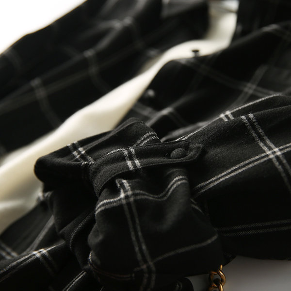 Black And White Plaid Shirt - ApolloBox