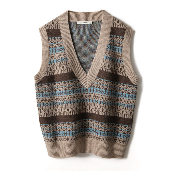 Vintage Inspired Knitted Vest from Apollo Box