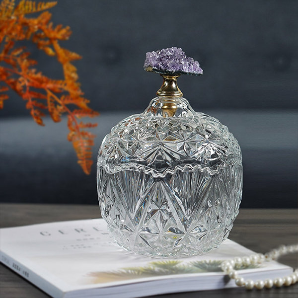 Decorative Glass Storage Jar - ApolloBox