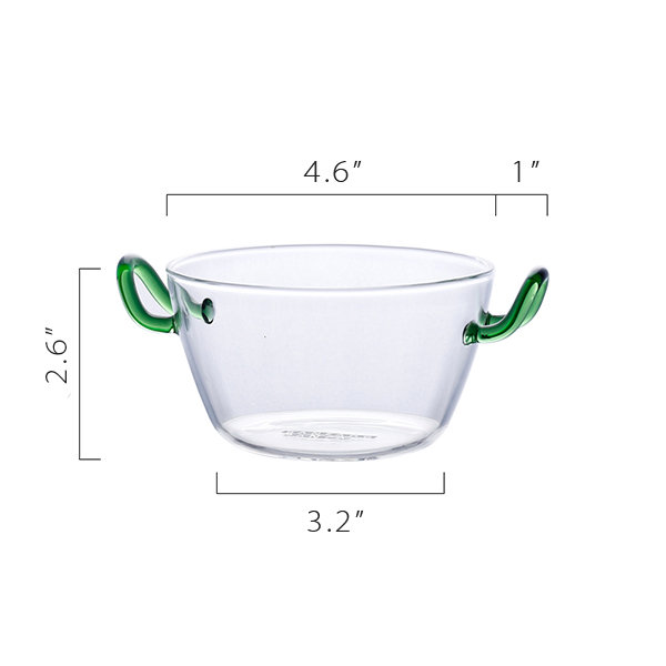 Glass Bowl with Lid from Apollo Box