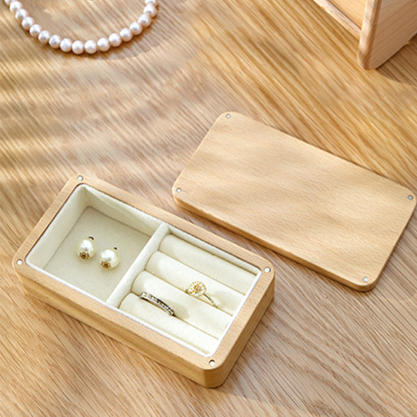 Amazon.com: QBestry Jewelry Boxes for Women Black Compact Jewelry Box  Organizer for Women Earring Jewelry Box for Necklaces and Rings Jewelry  Holder Organizer Box Jewelry Box Earring Organizer Jewelry Storage Box :