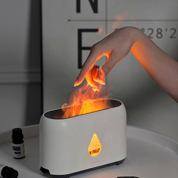 Flame Inspired Humidifier - White - Black - 3 Colors - ApolloBox