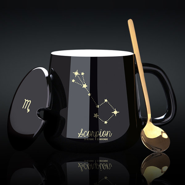 Star Mug with Lid – Wish