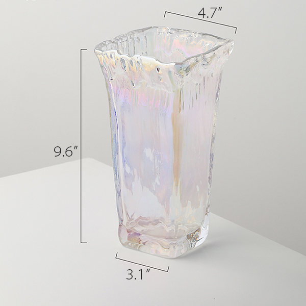 Square Glass Vase - ApolloBox