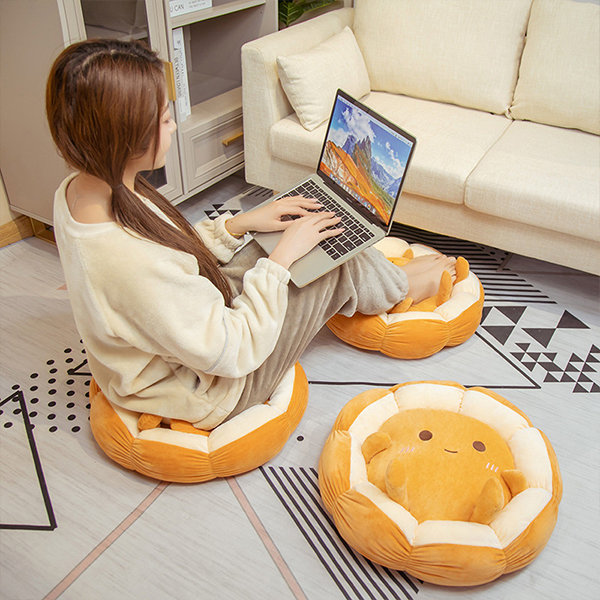 Cute Toast Cushion - ApolloBox