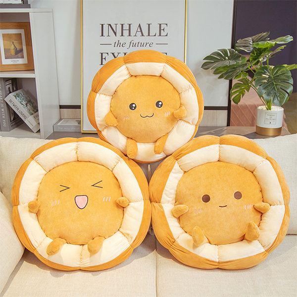 Cute Toast Cushion - ApolloBox