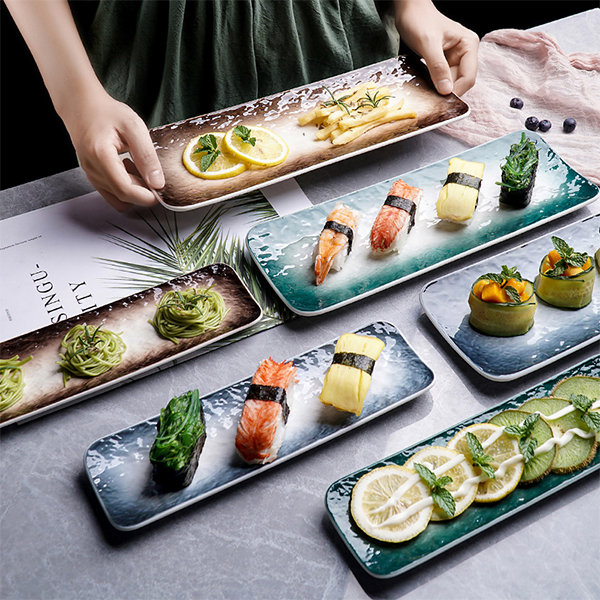 Sushedo Sushi Bazooka, Sushi Making Kit, Sushi Roller Maker,  Sushi Tube Machine: Sushi Plates