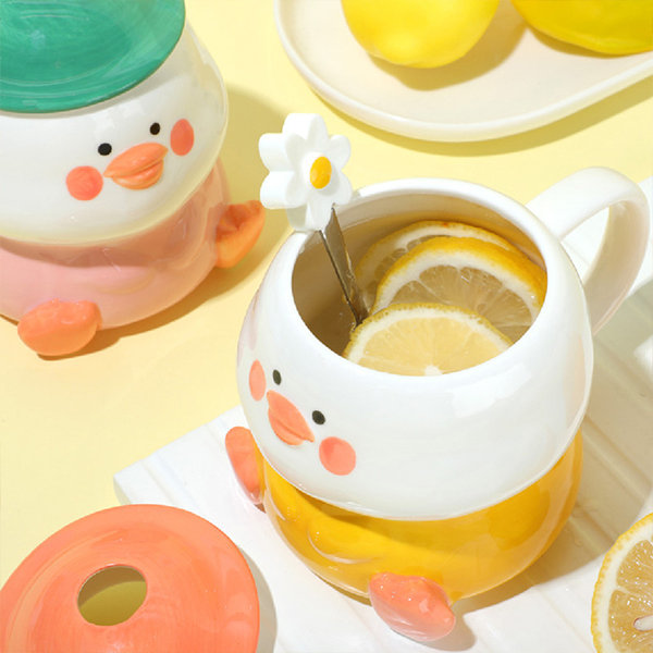 Cute Duck Mug Handmade – Tori Ceramic