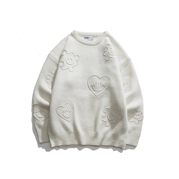 Fashion Jigsaw Featured Sweater - ApolloBox