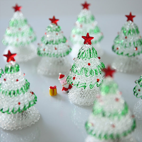 Porcelain Christmas Tree with Lights creative Tabletop Ornaments Hand  Painted Ceramic lights xmas tree for home decoration - AliExpress