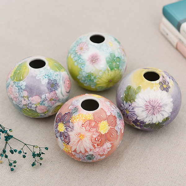 Floral Drinkware Set - Clay - Imported From Japan - Set Of 5 - ApolloBox