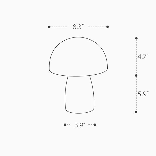 Mushroom Inspired Lamp