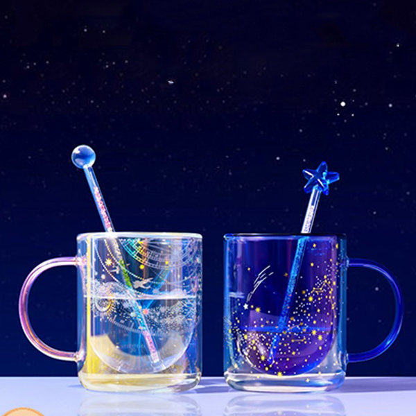 Cute Glass Cup With Handle - ApolloBox