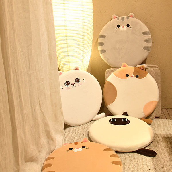 3D Creative Cute Chocolate Donut Pillow Cushion Single Hole Beautiful Hip Cushion  Cushion Bedding Plush Toys