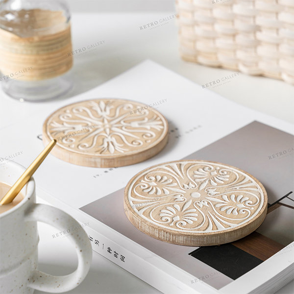 Elegant Wooden Coaster from Apollo Box