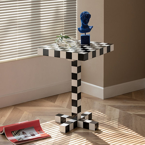 Checkerboard Inspired Side Table