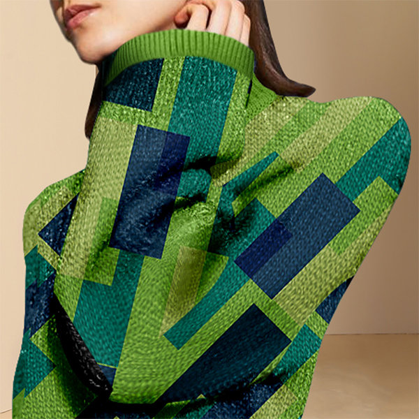 Fashion Green Sweater