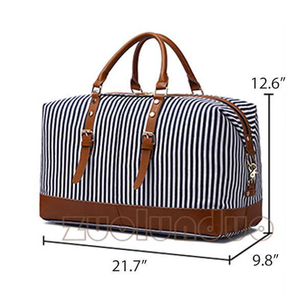 Striped Travelling Bag - ApolloBox